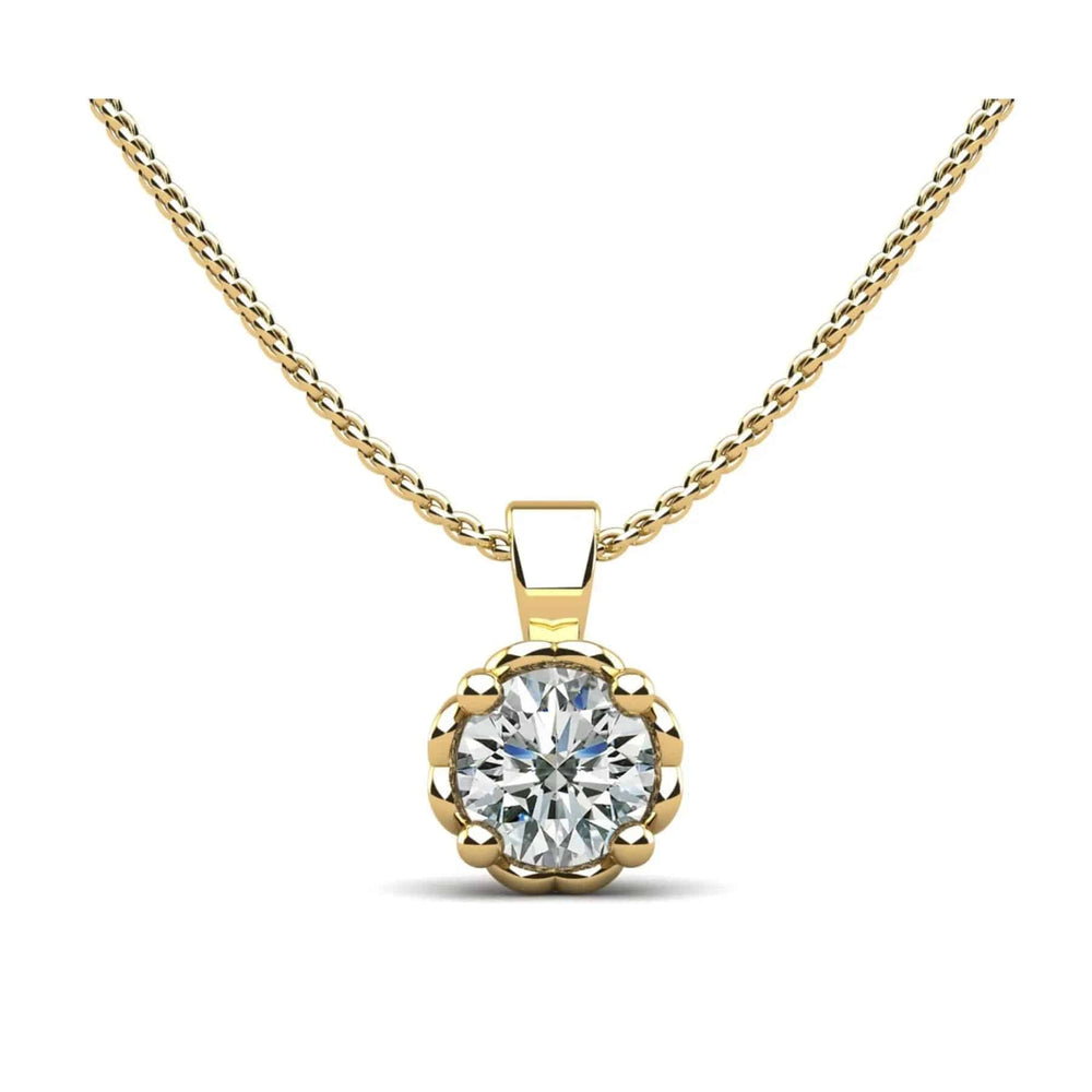 Sweetheart Lab Diamond Pendant 0.50 ctw - PUREFINEJEWELRY