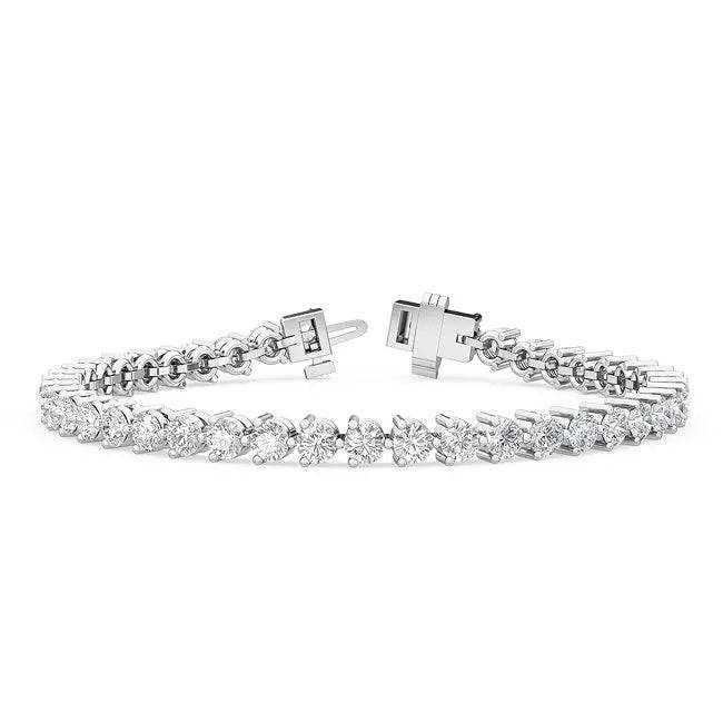 Tennis Bracelet Round Shape Lab Diamond 5.00 ct. - PUREFINEJEWELRY